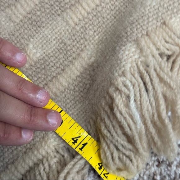 Pendleton Wool Blanket with Cream Texture Vintage - Picture 9 of 9